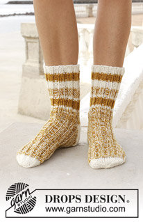 Free patterns - Socken & Hausschuhe für Ostern / DROPS 189-32