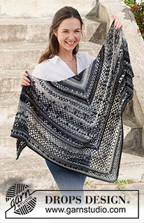 Free patterns - Xailes Grandes / DROPS 214-43
