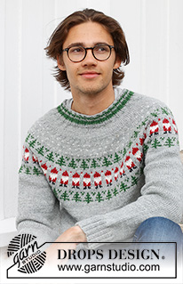 Free patterns - Weihnachtliche Pullover & Jacken / DROPS 233-12