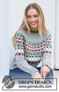 Free patterns - Weihnachtliche Pullover & Jacken / DROPS 235-39