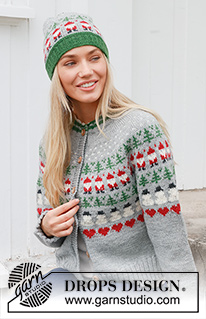 Free patterns - Weihnachtliche Pullover & Jacken / DROPS 235-40