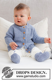 Free patterns - Jacken & Cardigans für Babys / DROPS Baby 43-3