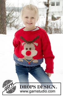 Free patterns - Weihnachtliche Pullover & Jacken / DROPS Children 32-18