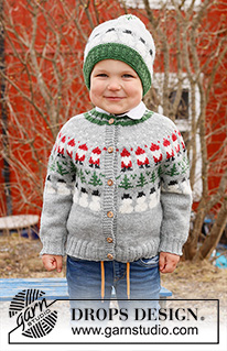 Free patterns - Weihnachtliche Pullover & Jacken / DROPS Children 44-17
