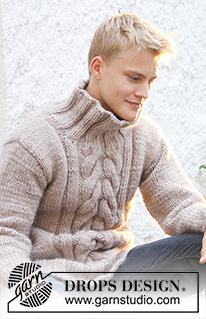 Free patterns - Męskie swetry przez głowę / DROPS Extra 0-553