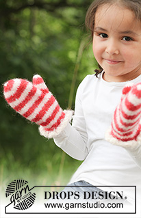 Free patterns - Christmas Mittens / DROPS Extra 0-796