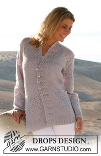 Free patterns - Damskie rozpinane swetry / DROPS 106-10