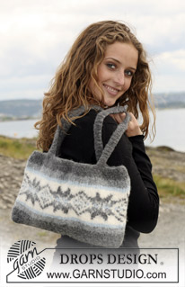 Free patterns - Felted Bags / DROPS 109-24