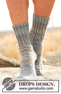 Free patterns - Children Socks & Slippers / DROPS 130-15