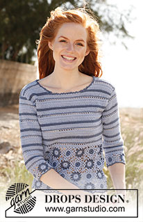 Free patterns - Striped Jumpers / DROPS 136-23