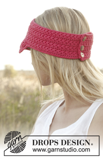 Rebekka / DROPS 147-14 - Crochet DROPS cap with star pattern in ”Paris”. Size S/M – L/XL.