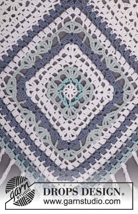 CROCHET PATTERN-Facile à crochet baby blanket in Aran taille unique 40" carré