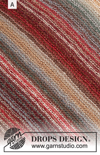 Sideways Glance / DROPS 172-26 - Knitted DROPS jumper worked sideways in garter st in ”Big Delight”. Size: S - XXXL.