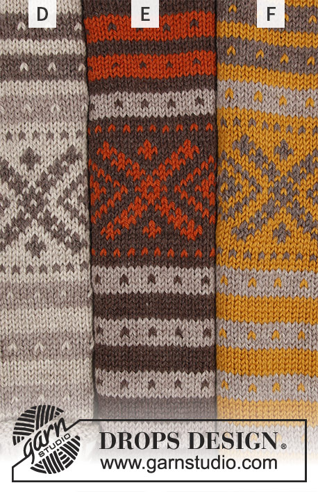 Nova Scotia Toes / DROPS 180-23 - Strikkede sokker  med nordisk Fana mønster til både damer og menn i DROPS Karisma. Størrelse 35 - 46.