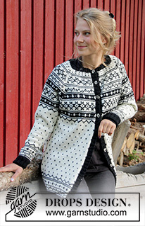 Free patterns - Norweskie rozpinane swetry / DROPS 184-22