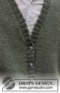 Boston Vest / DROPS 219-3 - Knitted vest for men in DROPS Karisma or DROPS Soft Tweed. The piece is worked top down with V-neck and ribbed edges. Sizes S - XXXL.