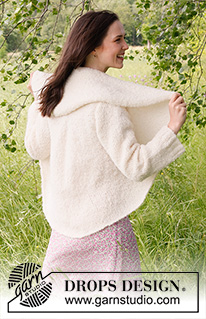 Trail Rider Coat / DROPS 232-42 - Knitted jacket in DROPS Alpaca Bouclé. The piece is worked in the round in a circle. Sizes S - XXXL.