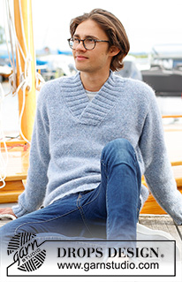 Free patterns - Men's Jumpers / DROPS 233-1