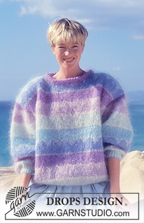 Free patterns - Swetry przez głowę w paski / DROPS 25-10