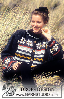 Free patterns - Damskie rozpinane swetry / DROPS 35-1