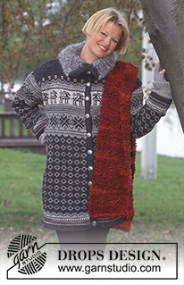 Free patterns - Damskie długie rozpinane swetry / DROPS 63-6
