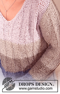 Free patterns - Swetry przez głowę w paski / DROPS 74-20