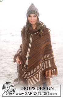 Free patterns - Poncho's voor dames / DROPS 79-1