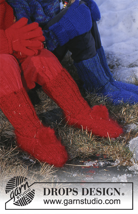 Best Friends' Socks / DROPS Baby 10-27 - Strikkede sokker til børn i DROPS Viking eller DROPS Karisma
