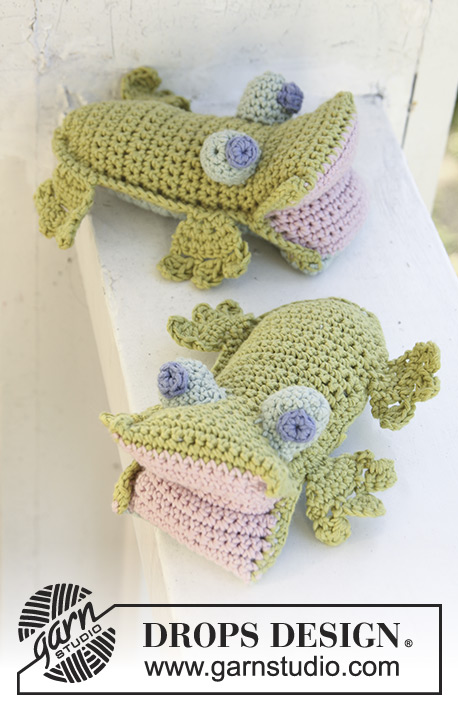 Hoppy the Frog / DROPS Baby 13-25 - DROP crochet Frog