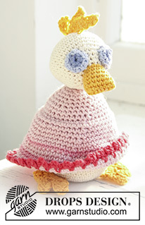 Mama Duck / DROPS Baby 13-29 - Heklet and i DROPS Safran eller Drops Muskat.