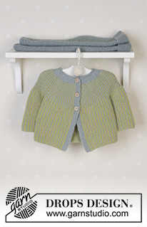 Little Fern / DROPS Baby 14-27 - Set of pants and jacket in garter stitch in DROPS Alpaca. Sizes baby and children from 1 month to 4 years.