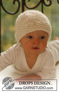 Copito de Nieve / DROPS Baby 16-14 - DROPS Snow lõngast kootud beebi / laste müts
