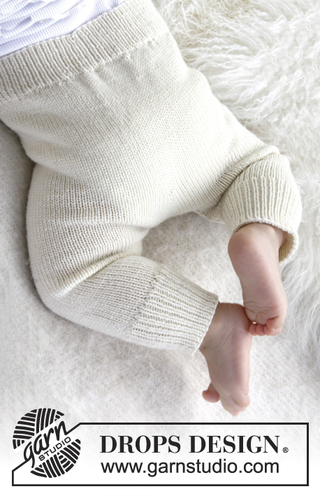 Cozy and Cute / DROPS Baby 21-36 - Calças tricotadas para bebés e crianças em DROPS BabyMerino