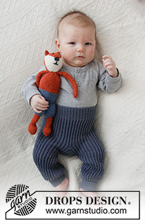 Early Nap Pants / DROPS Baby 36-5 - Knitted trousers for babies in DROPS Baby Merino. The piece is worked top down with English ribs. Sizes: Premature – 4 years.