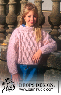 Free patterns - Dziecięce swetry przez głowę / DROPS Children 7-17