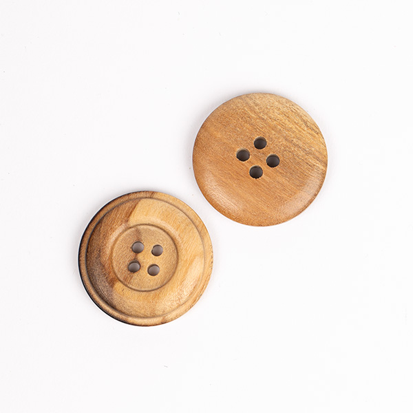 Drops Olive Wood Buttons - 25mm No 512