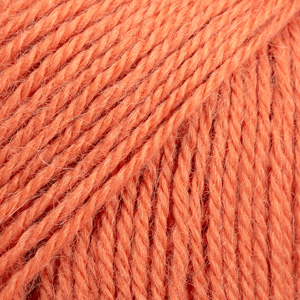 DROPS Alpaca uni colour 2915, naranja polvoriento