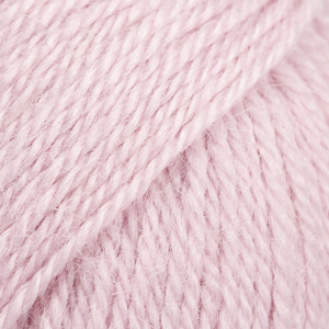 DROPS Alpaca uni colour 3112, støvet rosa