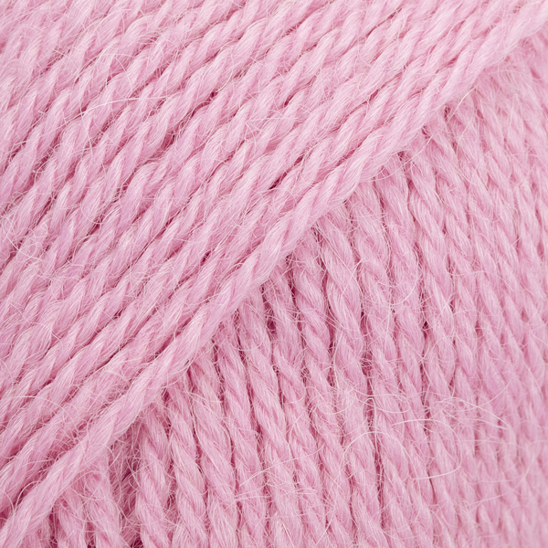 DROPS Alpaca uni colour 3720, rosa selvagem