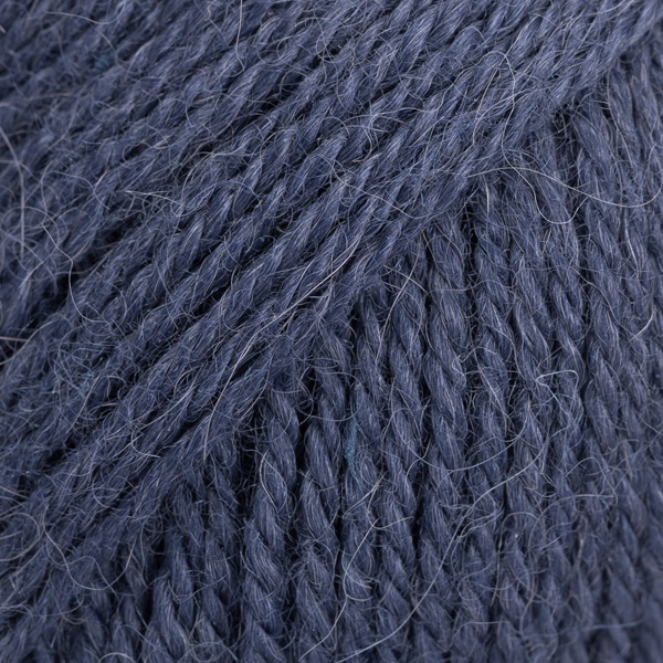 DROPS Alpaca uni colour 4305, azul indigo escuro