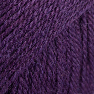 DROPS Alpaca uni colour 4400, violeta escuro