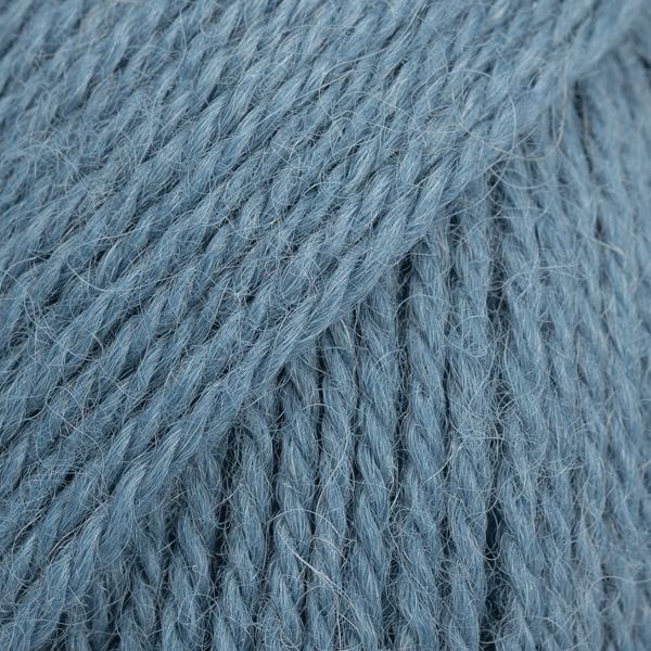 DROPS Alpaca uni colour 6309, azul jeans