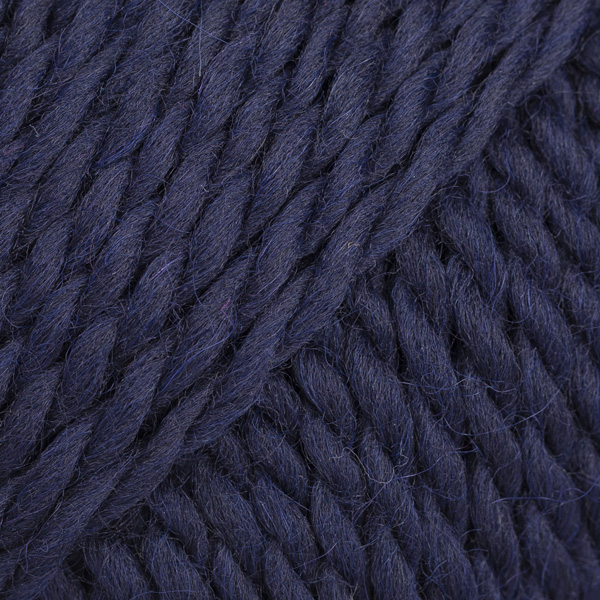DROPS Andes uni colour 6990, marineblauw
