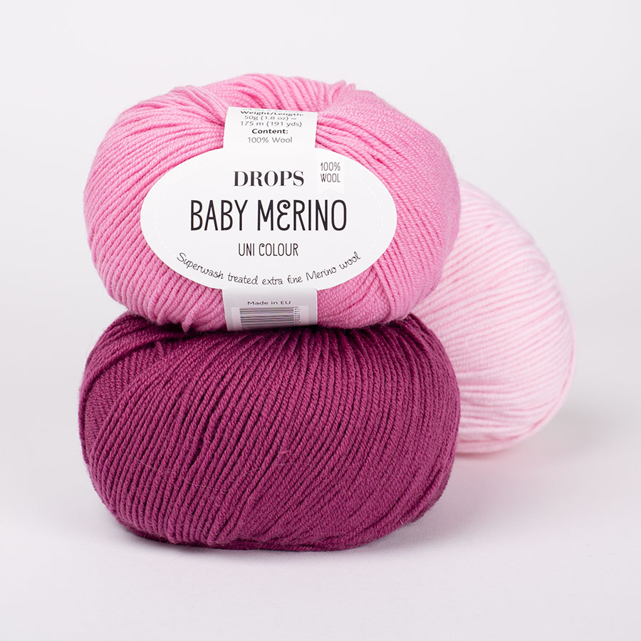 nedbrydes Forfølge Stolpe DROPS Baby Merino - Superwash treated extra fine merino wool