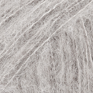 DROPS Brushed Alpaca Silk uni colour 02, grigio chiaro