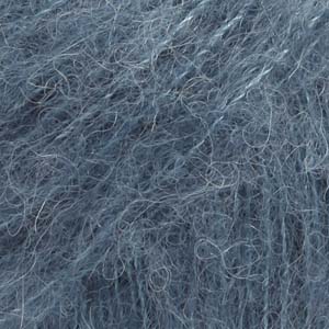 DROPS Brushed Alpaca Silk uni colour 25, azul acero