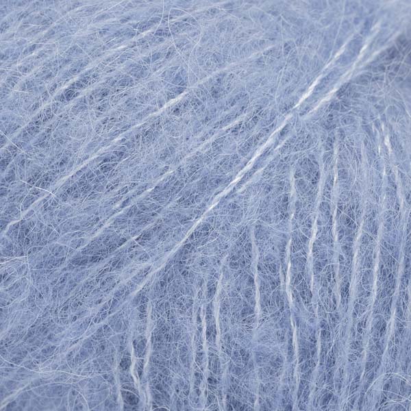 DROPS Brushed Alpaca Silk uni colour 28, bleu pacifique