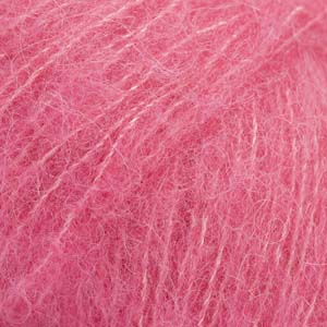 DROPS Brushed Alpaca Silk uni colour 31, kirkas roosa