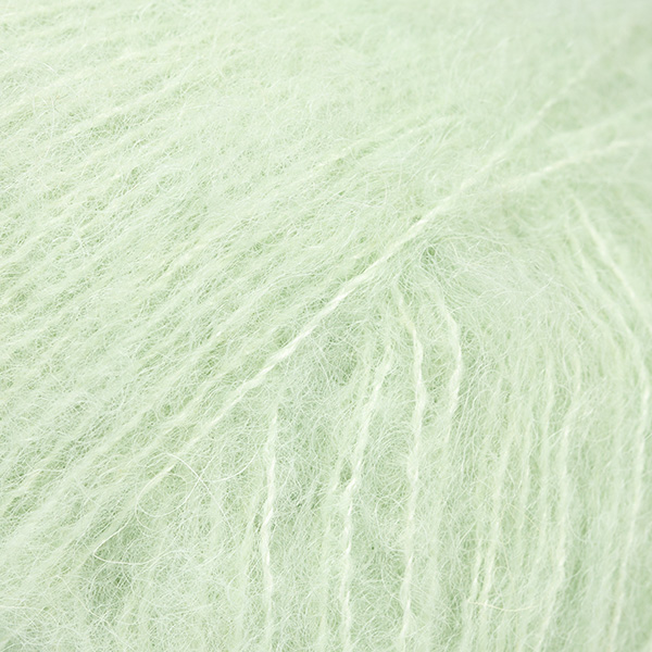 DROPS Brushed Alpaca Silk uni colour 33, lody pistacjowe
