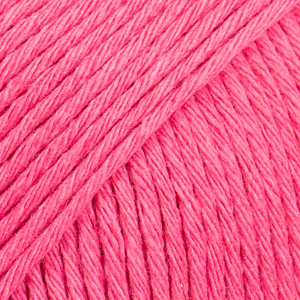 DROPS Cotton Light uni colour 45, różowy flaming